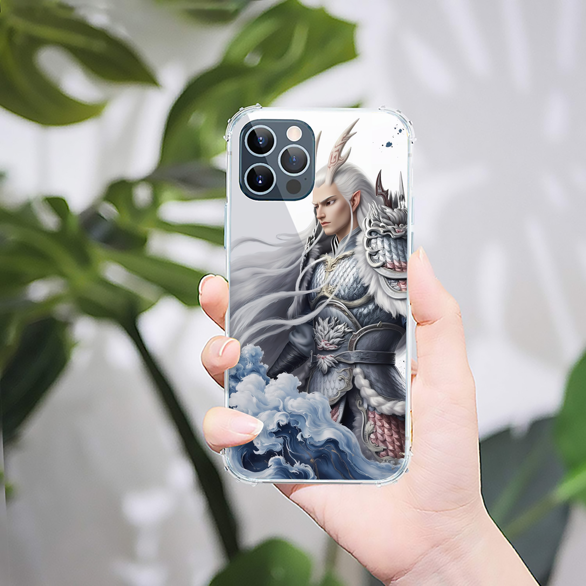 （画像用） Ne Zha 2 ナタ 魔童の大暴れ 【iPhone 12シリーズ対応】透明スマホケース（クリアソフトケース）